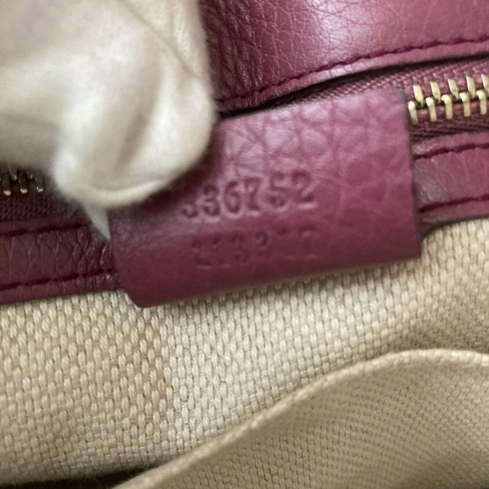 Gucci Soho Medium Purple Crossbody Bag - Picture 7 of 8